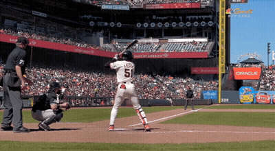 Baseball Player Number 5 GIF
