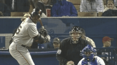 Baseball Player Number 5 GIF
