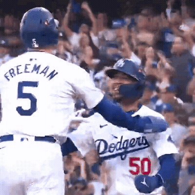 Baseball Player Number 5 GIF