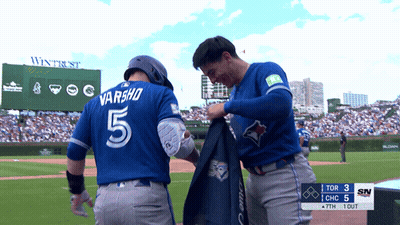 Baseball Player Number 5 GIF