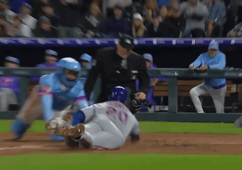 Baseball Player Number 50 GIF