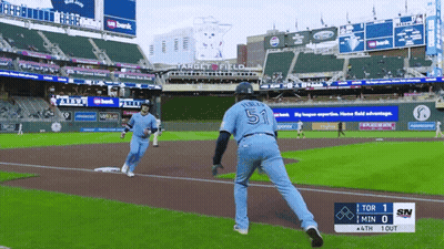 Baseball Player Number 51 GIF
