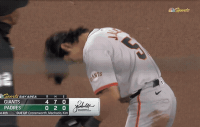Baseball Player Number 52 GIF