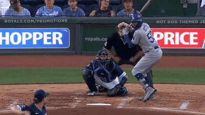 Baseball Player Number 55 At Bat GIF