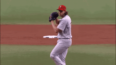 Baseball Player Number 7 GIF