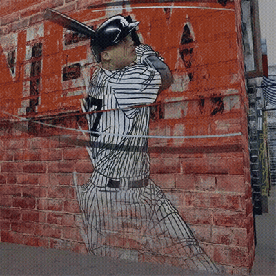 Baseball Player Number 7 GIF
