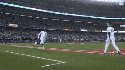 Baseball Player Number 75 GIF