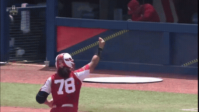 Baseball Player Number 78 GIF