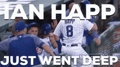 Baseball Player Number 8 Surrounded By Teammates GIF