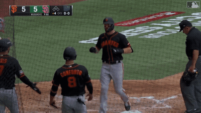Baseball Player Number 8 Walking To Base GIF
