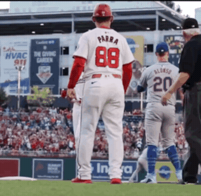 Baseball Player Number 88 GIF