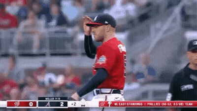 Baseball Player On Field During Game GIF