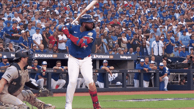 Baseball Player Preparing To Swing GIF