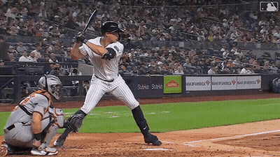 Baseball Player Ready to Swing With Bank of America Ad