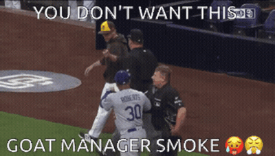 Baseball Player Roberts Escorted By Referee GIF