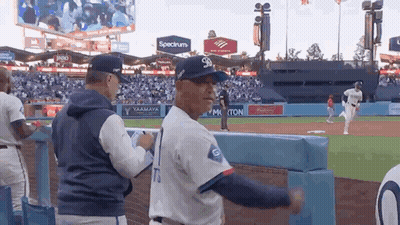 Baseball Player Roberts Escorted By Referee GIF