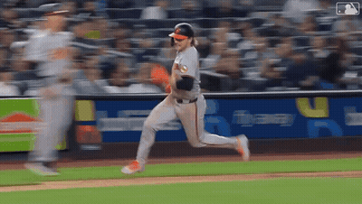 Baseball Player Running On Field GIF