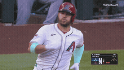 Baseball Player Running On Field Progressive GIF