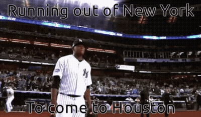 Baseball Player Running Out Of New York GIF