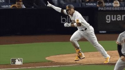 Baseball Player Running Towards Base GIF