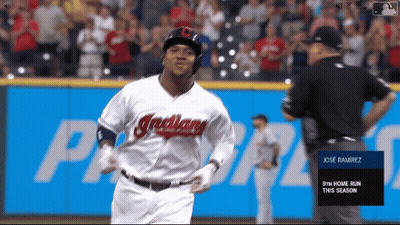 Baseball Player Running Towards Home Plate GIF