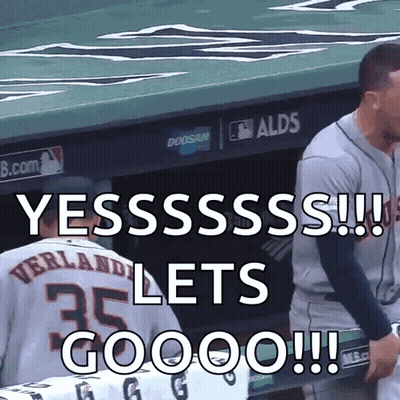 Baseball Player Says Yesssss Lets Gooooo GIF