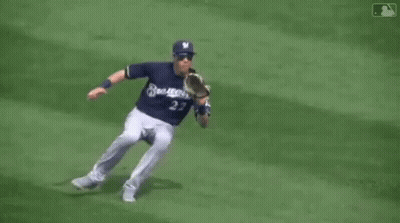 Baseball Player Sliding Saying MVP GIF