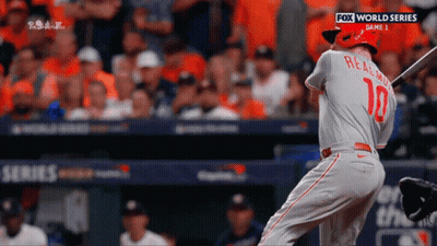 Baseball Player Swinging At Ball GIF
