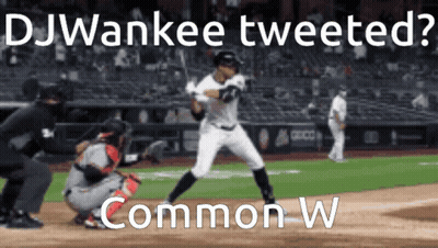 Baseball Player Swinging At Ball DJ Wankee Tweeted GIF