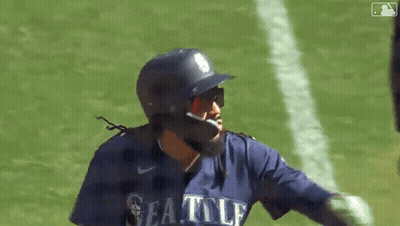 Baseball Player Swinging Bat GIF