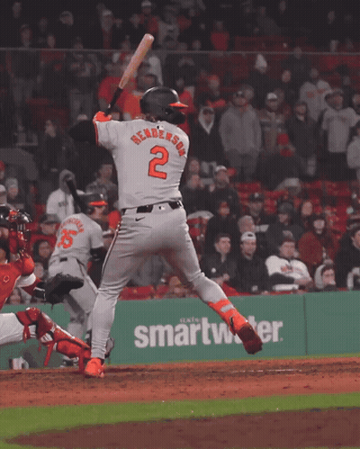 Baseball Player Swinging Bat Number 2 GIF