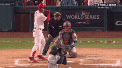 Baseball Player Swinging Bat GIF