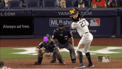 Baseball Player Swinging DJ Wankee Tweeted GIF