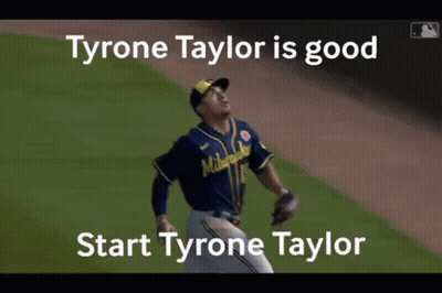 Baseball Player Tyrone Taylor Good Start GIF