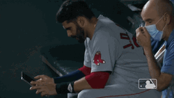 Baseball Player Using Ipad Pro