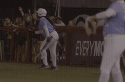 Baseball Player Walking With Everym Sign GIF