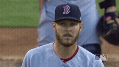 Baseball Player Wearing B Hat Looking GIF