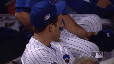 Baseball Player Wearing Blue Hat GIF