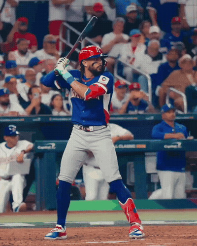 Baseball Player Wearing Jersey With Word Toronto GIF