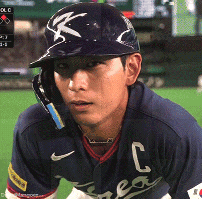 Baseball Player Wearing K Helmet GIF