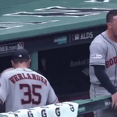 Baseball Player Wearing Number 35 Jersey GIF