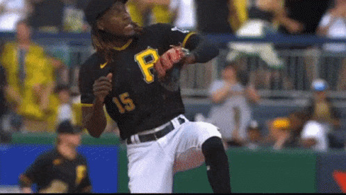Baseball Player Wearing P Jersey GIF