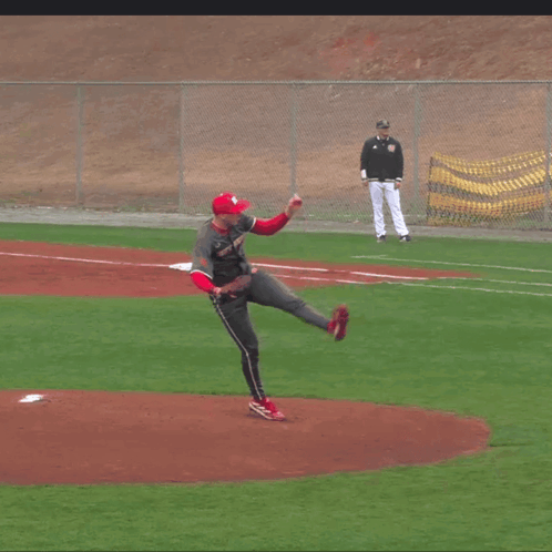 Baseball Player Wearing South Carolina Jersey Standing On Mound GIF