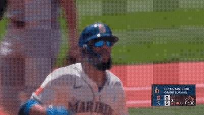 Baseball Player Wearing Sunglasses And Marines Jersey GIF