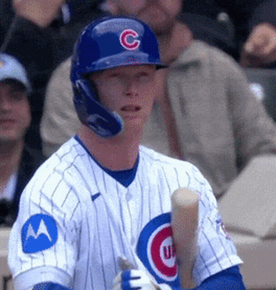 Baseball Player With C On Hat GIF