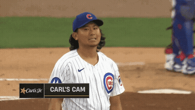 Baseball Player With Carl's Jr. Sign GIF