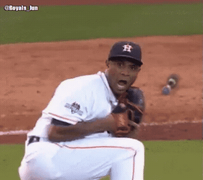 Baseball Player With H On Cap GIF