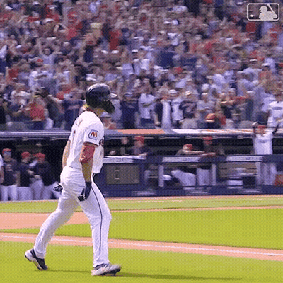Baseball Player With M On Shirt Walking GIF