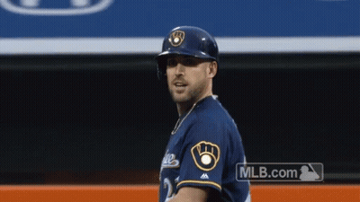Baseball Player With MLB.com Logo GIF