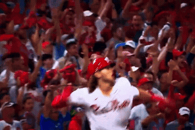 Baseball Player with Number 16